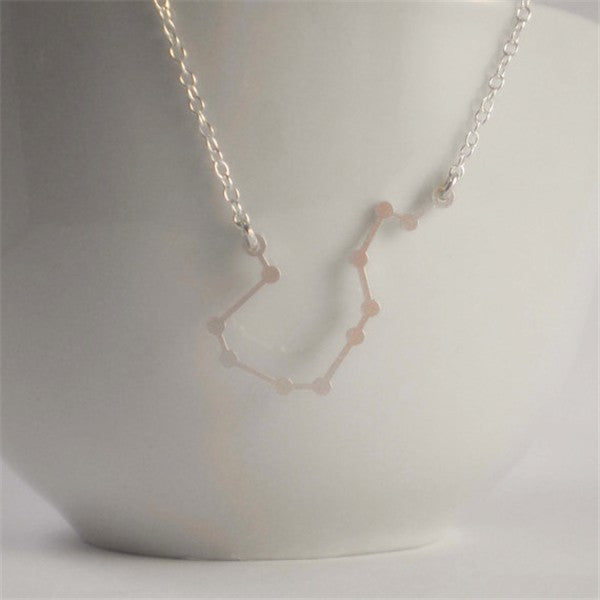 Constellation Necklace Includes the Zodiac plus Orion, Big Dipper and Cassiopeia