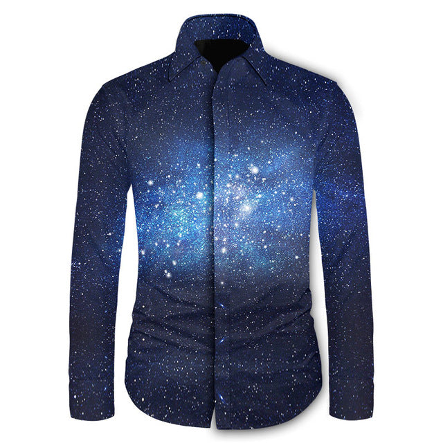 Star Cluster Mens Shirt