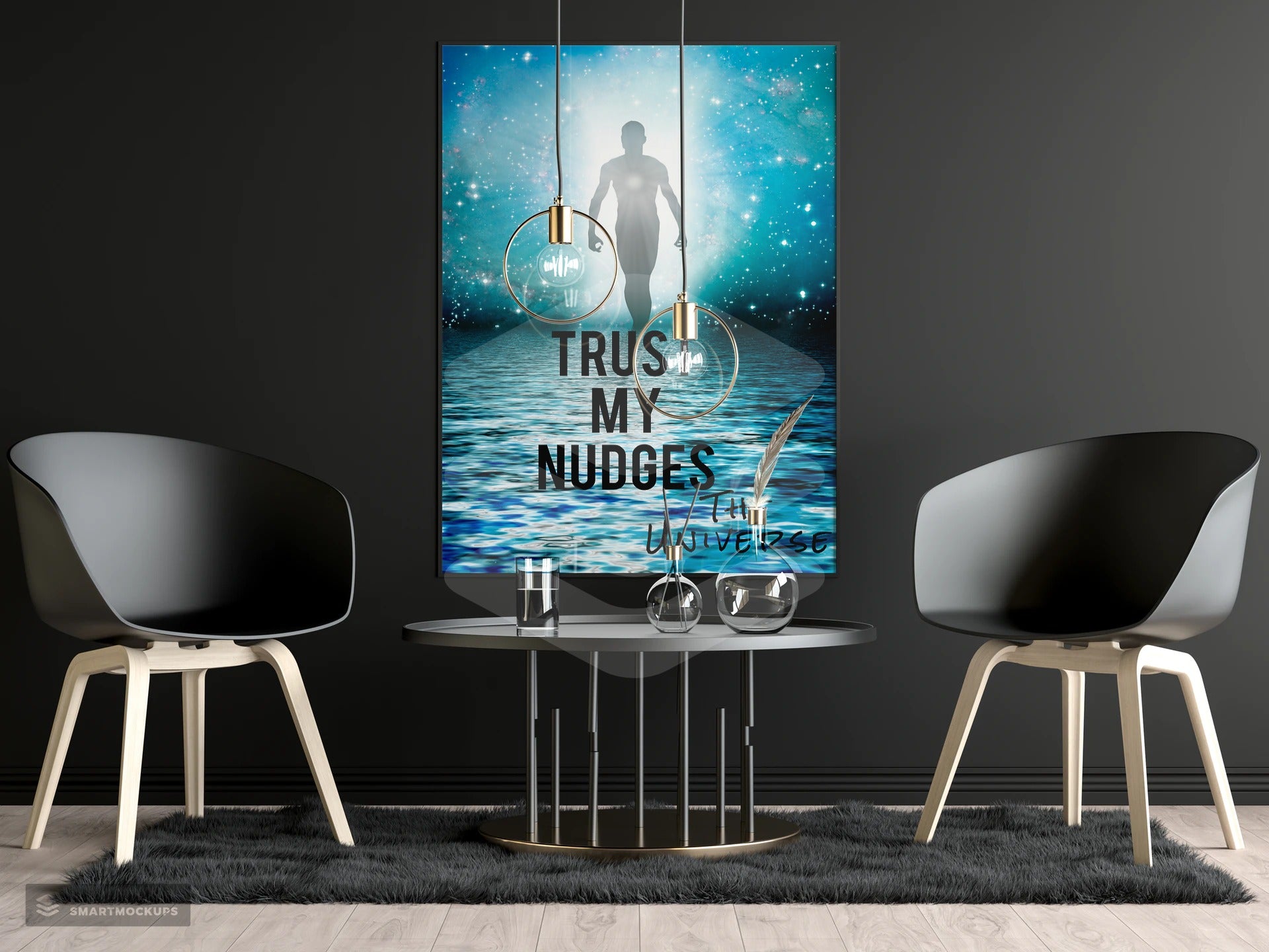 [Fine Art Poster] Trust My Nudges.. The Universe